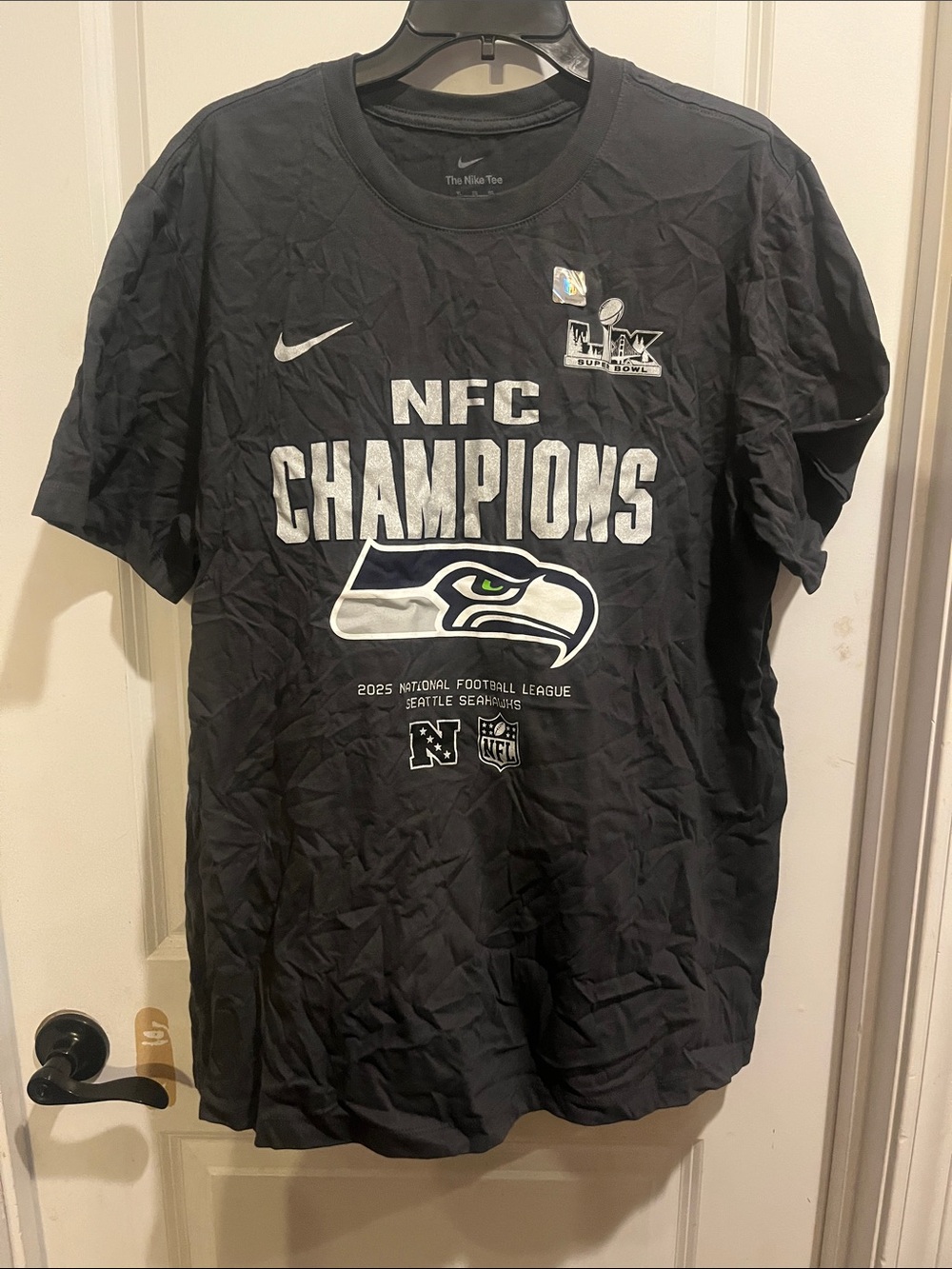 Nike Black Seattle Seahawks NFC Champions T-Shirt